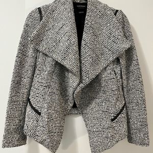 Club Monaco Draped Open Front Jacket XS